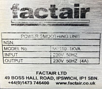 various-MILITARY 1 kva power smoothing unit